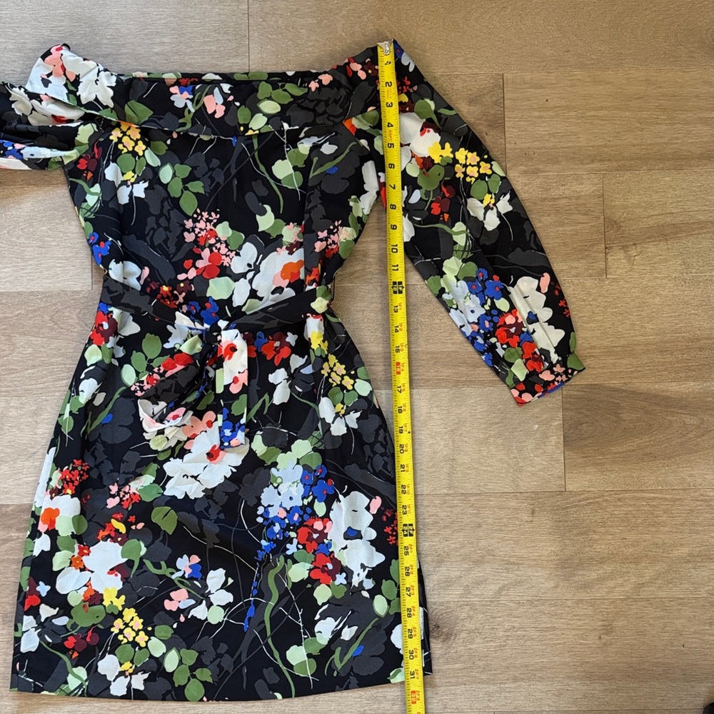 Banana Republic Multicolor Floral 3/4 Sleeve Dress - Picture 14 of 15